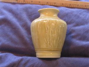 vase with carved palm