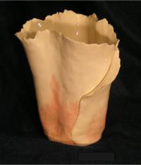 Fluted vase