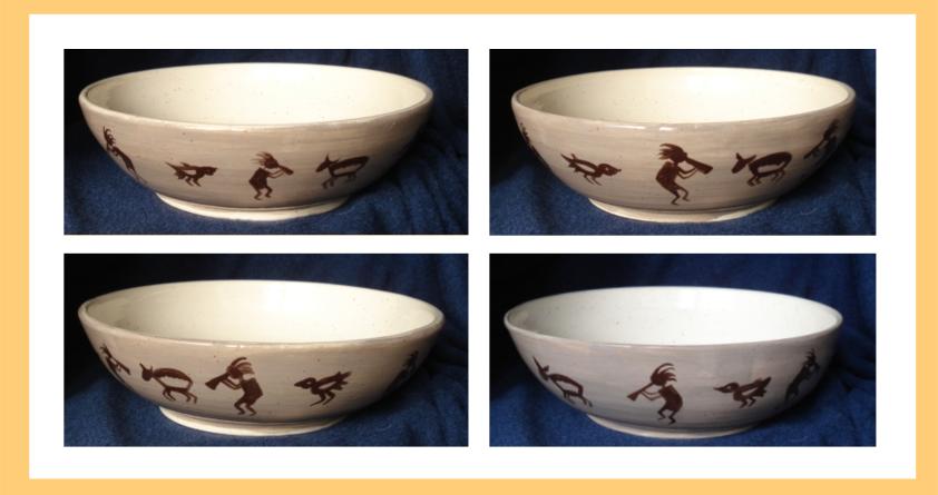 Kokopelli bowls  set of four